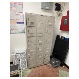 12-Compartment Steel Locker Cabinet