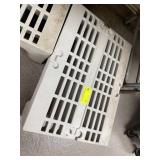Two Cambro White Plastic Dunnage Racks