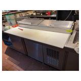 Stainless Steel Refrigerated 2 Door Table