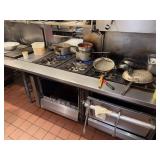 Commercial Gas Range with Oven
