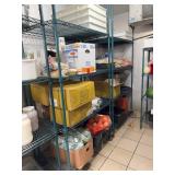 Green Coated Metro Shelving Unit Only