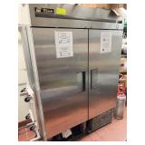 True Stainless Steel Double Door Refrigerator