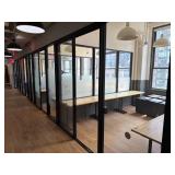 Section of Glass Wall