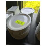 -WHITE OVAL PLATTERS