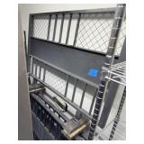 Metal Fencing Panels With Mesh Inserts
