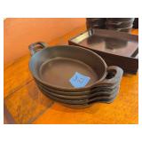 Oval Cast Iron Serving Dishes