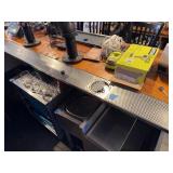 Stainless Steel Bar Drip Tray 48 Inch w/ glass