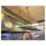 Commercial Overhead Pot Rack with Pan