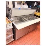 AVANTCO SS 2 DOOR BAIN MARIE REFRIGERATOR