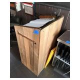 WOODEN HOST STATION