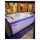 AVANTCO 70 inch Glass Top Freezer