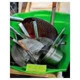 LOT OF ASSORTED WOK AND KITCHEN