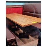 3x72x30 WOOD TOP TABLES