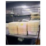 Lot of Plastic Containers