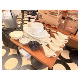 ASSORTED DISHES ON TABLE