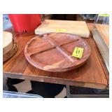 WOODEN ROTATING PLATTER
