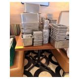 SINGLE BASE WOODEN TABLE - 3FT x 3 FT - ROUND