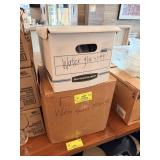 CASES OF WATER GLASS