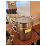 STACKABLE STEAM PANS