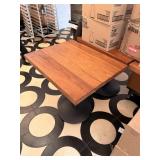 SINGLE BASE WOODEN TABLE - 3FT x 3 FT