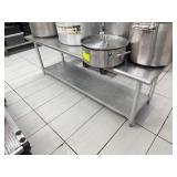 6 Foot Stainless Steel Work Table