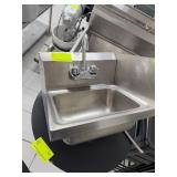 Stainless Steel Wall Mount Sink With Faucet