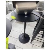 Black Round Table High Top