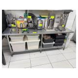 Stainless Steel Work Table w/ Underself