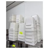 White Plastic Food Storage Bins
