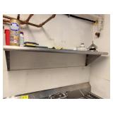 Stainless Steel Wall-Mounted Shelf