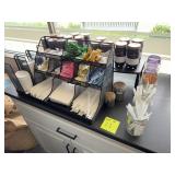 Coffee Station Supplies and Organizer