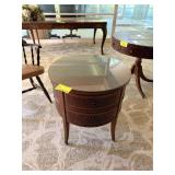 Round Coffee Table w/ Drawer