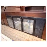 Perlick 3 Glass Door Bar Back