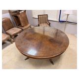 Vintage Wooden Round Table