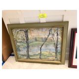 Tree Picture w Frame