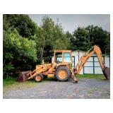 FORD MODEL 555A DIESEL TRACTOR LOADER BACKHOE,