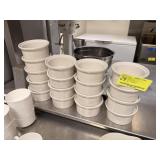 Small Round Bowl White Dishes