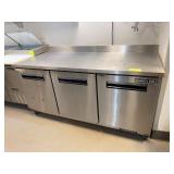 MAXX COLD MXCR72WTA 3-Door Refrigerator Table
