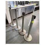 Stainless Steel Retractable Stanchions