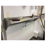 Stainless Steel Wall-Mounted Work Shelf