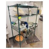 Green Coated Metro Wire Storage Racks