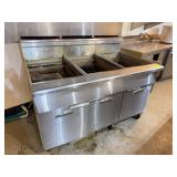 Imperial Commercial Triple Deep Fryer