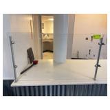 Tempered Glass Countertop Sneeze Guard