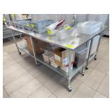 Advance Tabco Stainless Steel Table 8 ft x 30 in