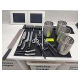 Kitchen Utensil Set with Holders