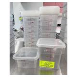 2 Qt and 4 Qt Cambro Containers