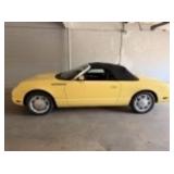 2002 FORD THUNDERBIRD YELLOW 58K MILES VIN: