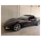 2003 CHEVY CORVETTE CONV. BLACK -  90K