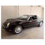 2002 FORD THUNDERBIRD BLACK - 52K MILES - VIN: