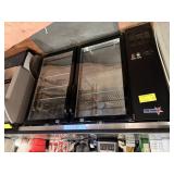 OMCAN 2 GLASS DOOR BAR BACK REFRIGERATOR